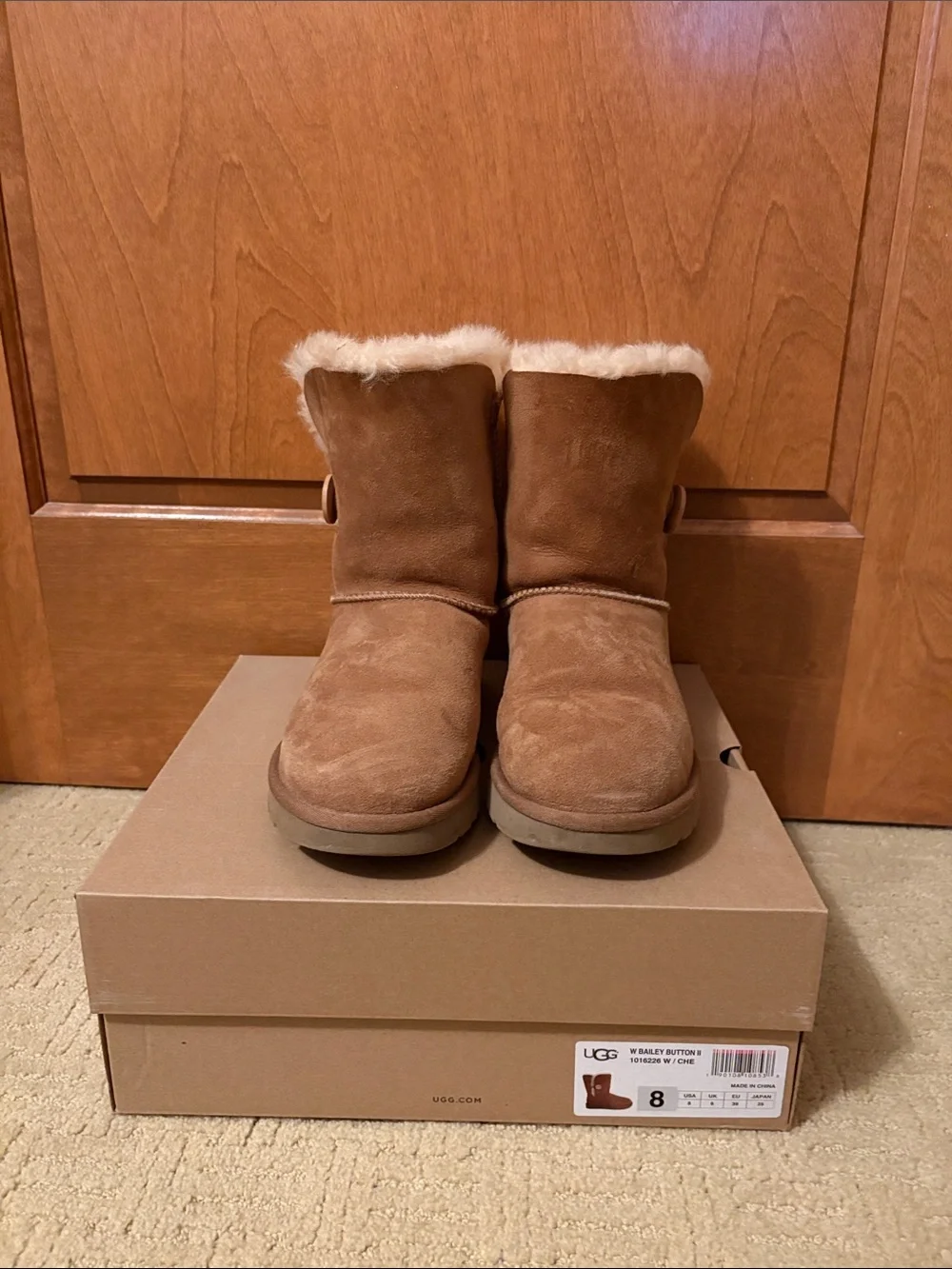 UGG Chestnut Bailey Button Boots